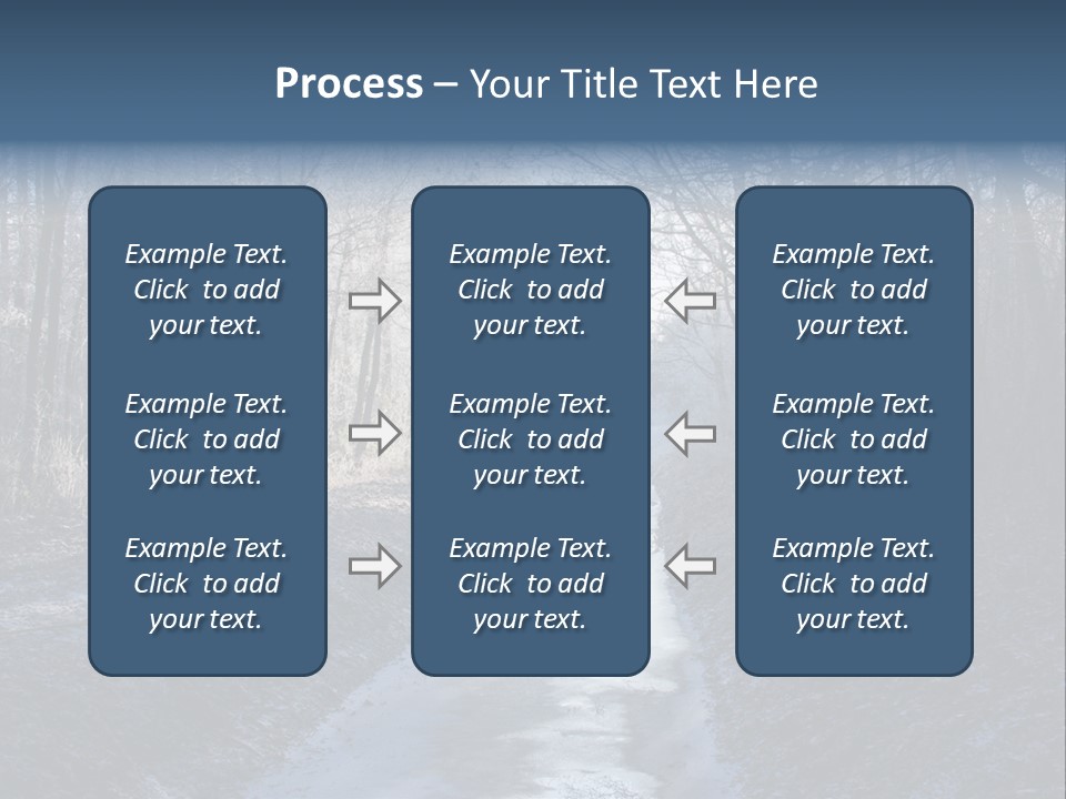 Fall Sprig Scene PowerPoint Template