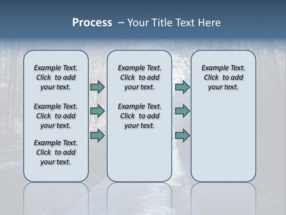 Fall Sprig Scene PowerPoint Template