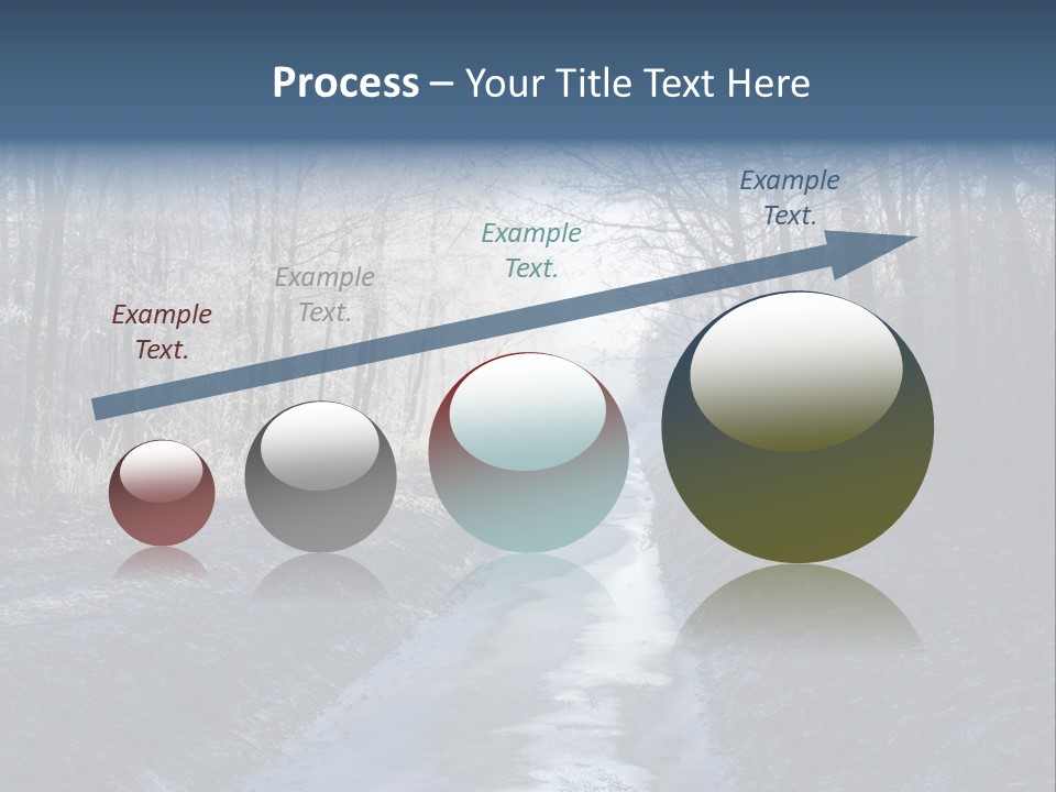 Fall Sprig Scene PowerPoint Template