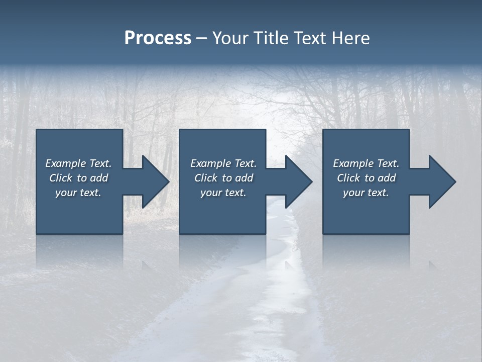 Fall Sprig Scene PowerPoint Template