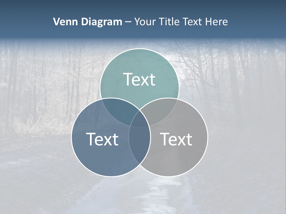 Fall Sprig Scene PowerPoint Template