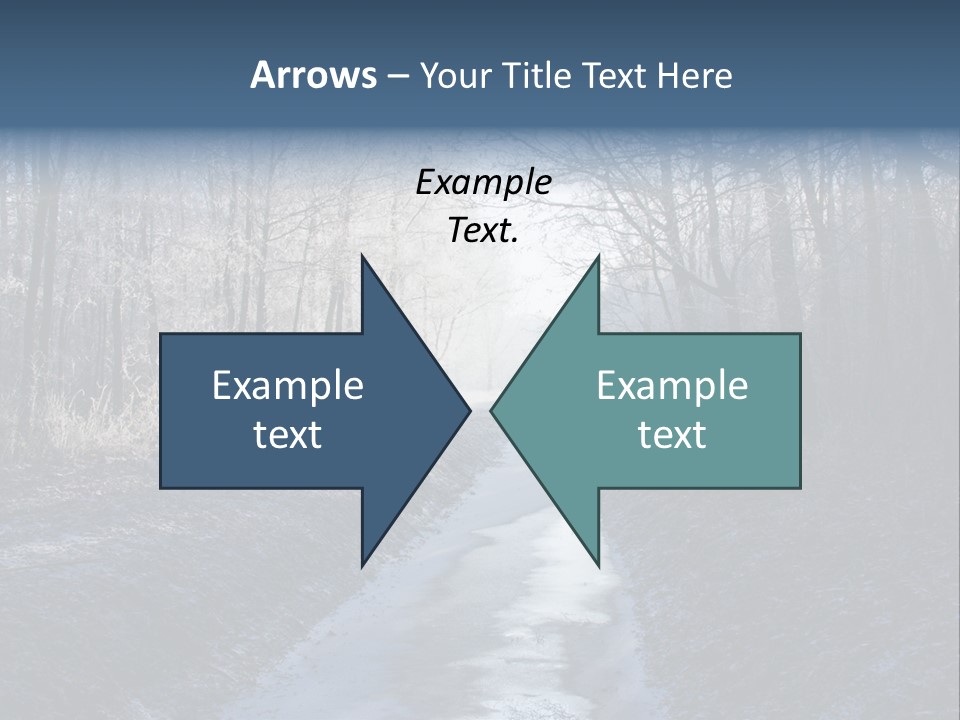 Fall Sprig Scene PowerPoint Template