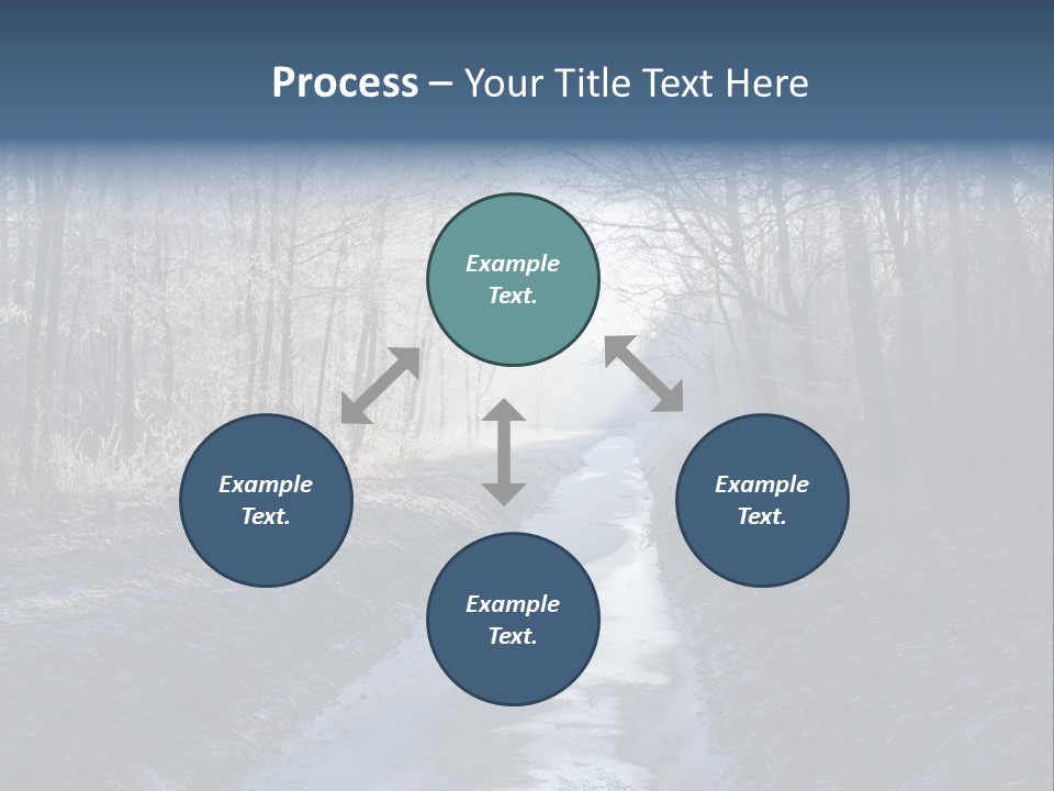 Fall Sprig Scene PowerPoint Template