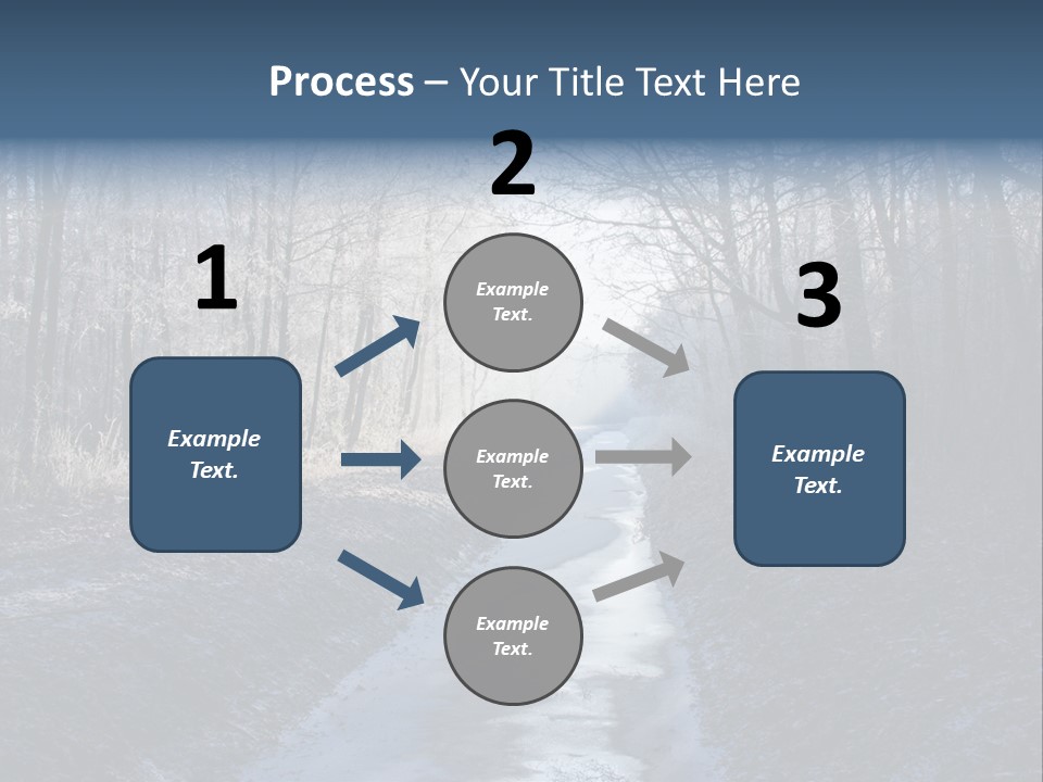 Fall Sprig Scene PowerPoint Template