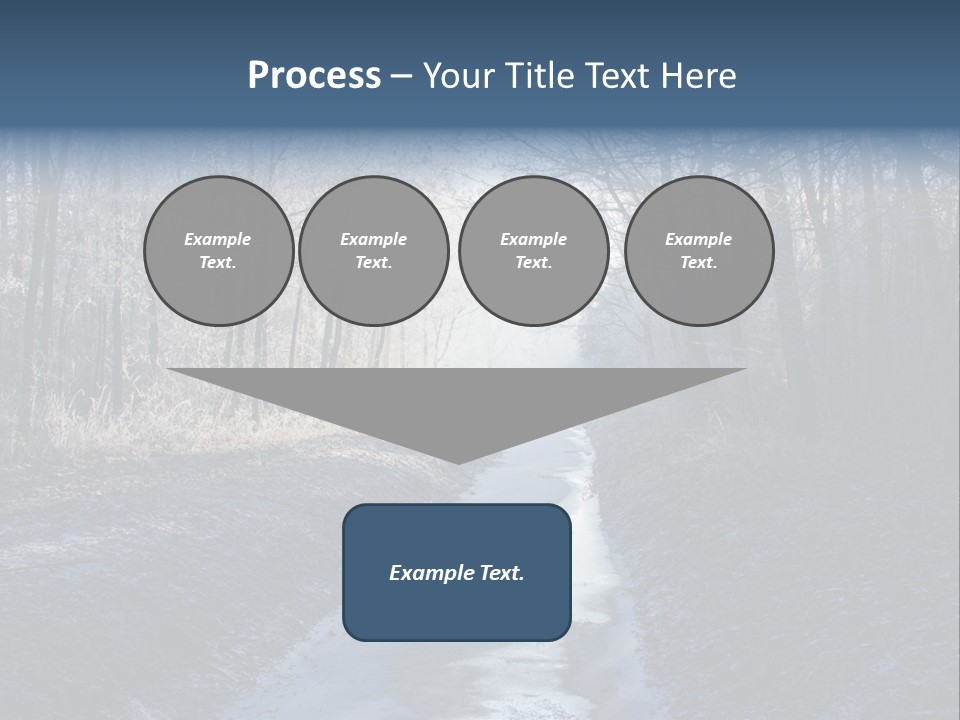 Fall Sprig Scene PowerPoint Template