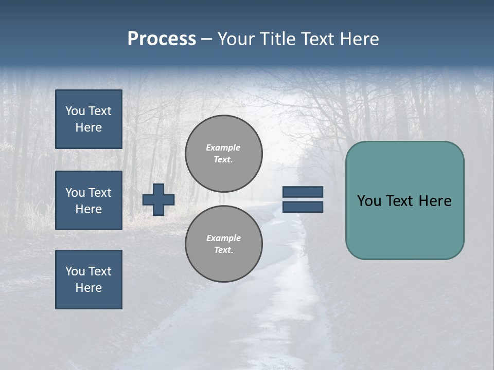 Fall Sprig Scene PowerPoint Template