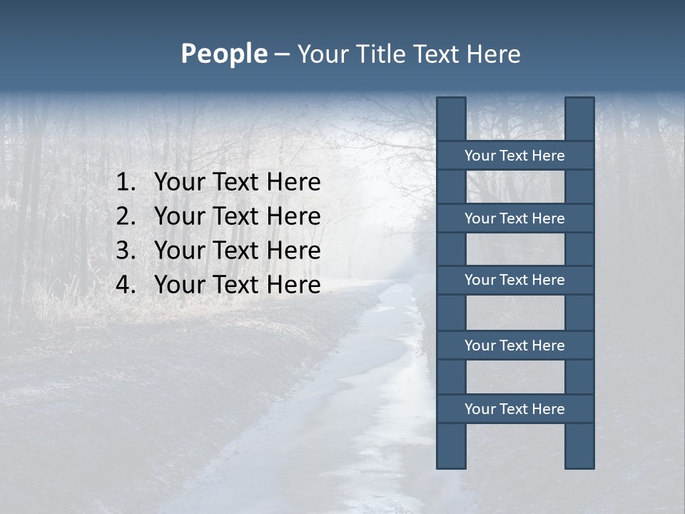 Fall Sprig Scene PowerPoint Template