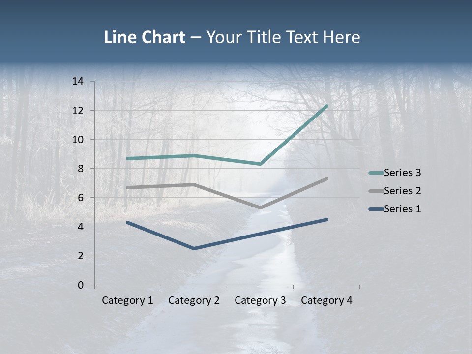 Fall Sprig Scene PowerPoint Template