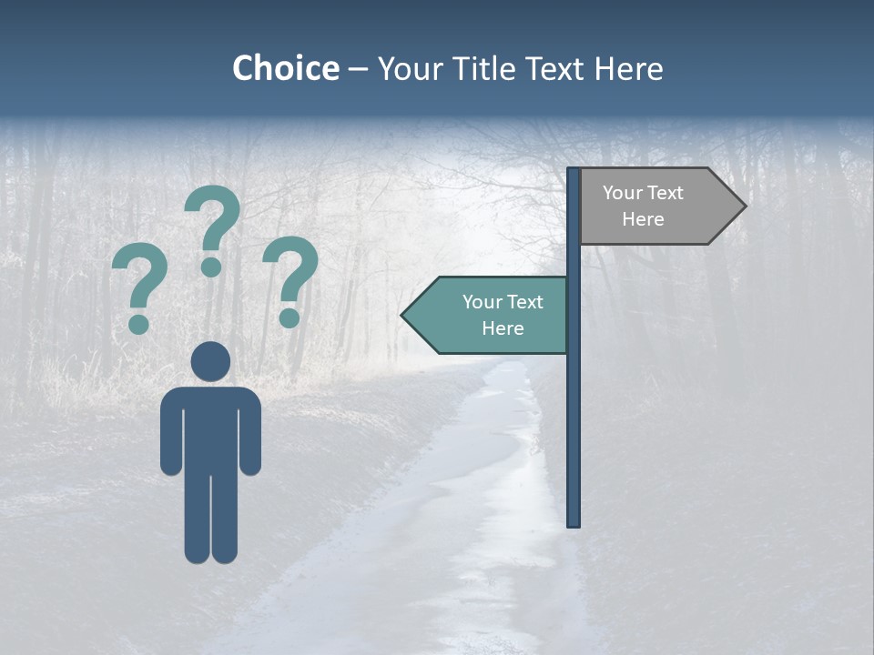 Fall Sprig Scene PowerPoint Template