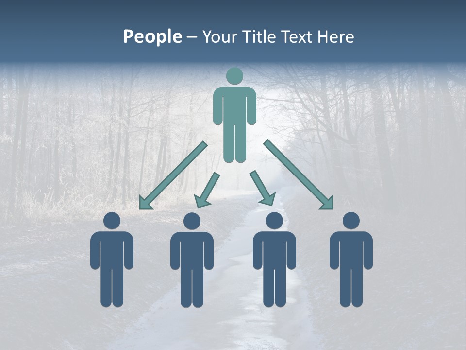 Fall Sprig Scene PowerPoint Template