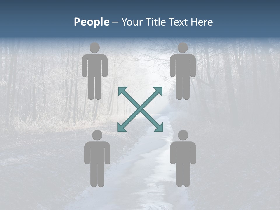 Fall Sprig Scene PowerPoint Template