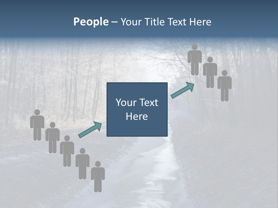 Fall Sprig Scene PowerPoint Template