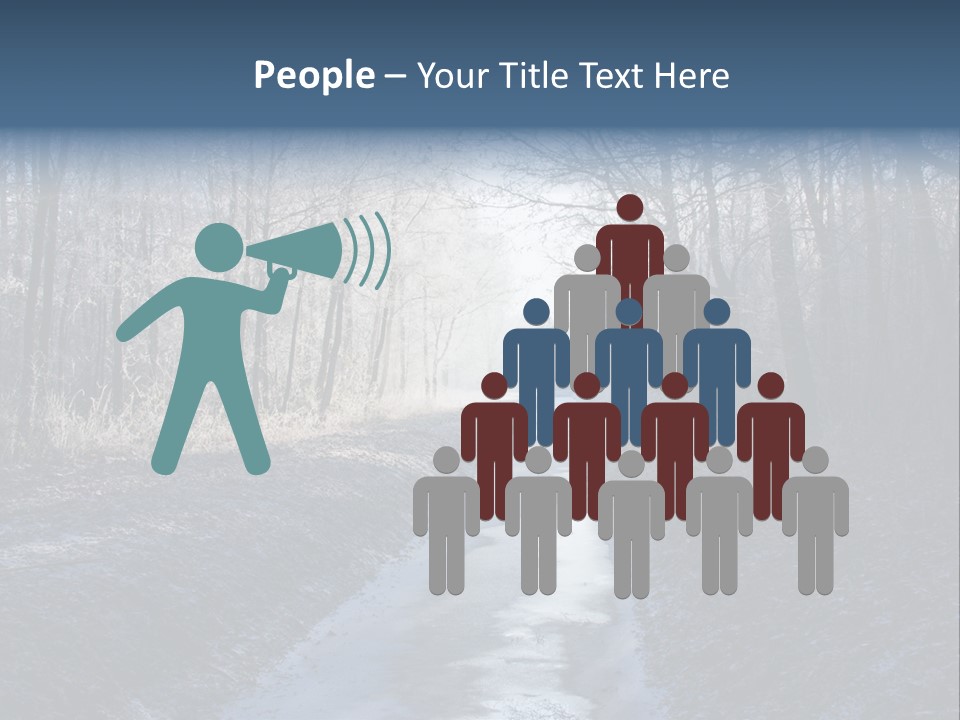 Fall Sprig Scene PowerPoint Template