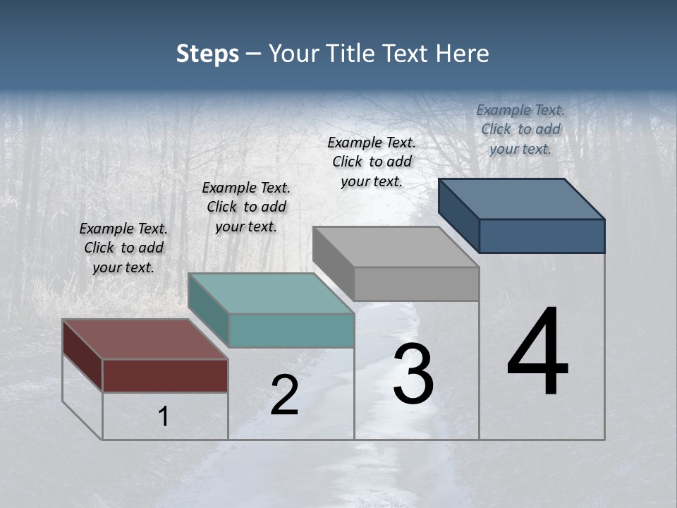 Fall Sprig Scene PowerPoint Template