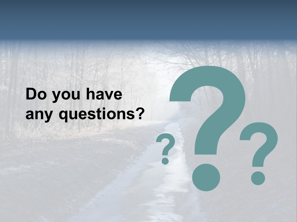 Fall Sprig Scene PowerPoint Template