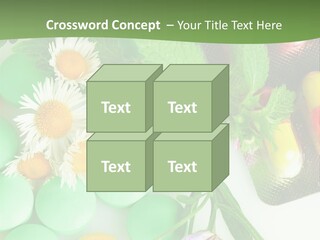Pills And Flowers Powerpoint Template PowerPoint Template