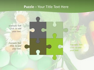 Pills And Flowers Powerpoint Template PowerPoint Template