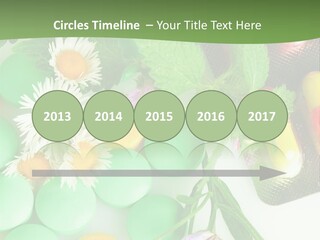 Pills And Flowers Powerpoint Template PowerPoint Template