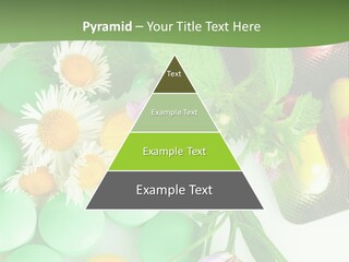 Pills And Flowers Powerpoint Template PowerPoint Template