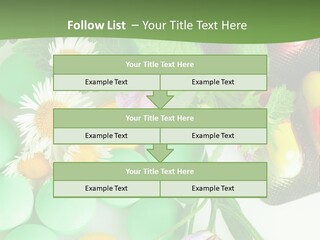 Pills And Flowers Powerpoint Template PowerPoint Template