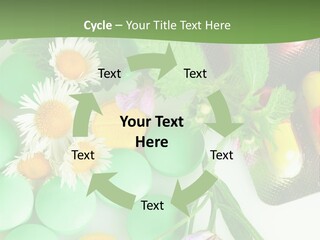 Pills And Flowers Powerpoint Template PowerPoint Template