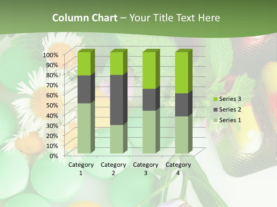 Pills And Flowers Powerpoint Template PowerPoint Template