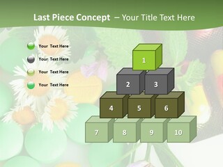 Pills And Flowers Powerpoint Template PowerPoint Template