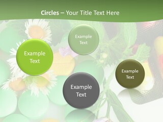 Pills And Flowers Powerpoint Template PowerPoint Template