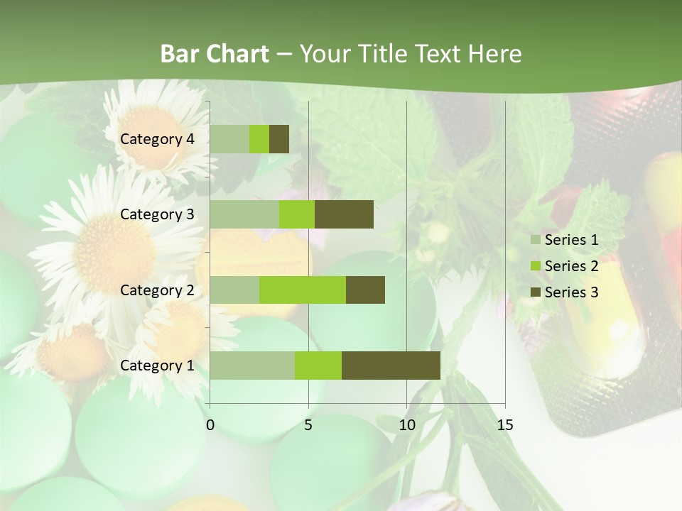 Pills And Flowers Powerpoint Template PowerPoint Template