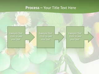 Pills And Flowers Powerpoint Template PowerPoint Template