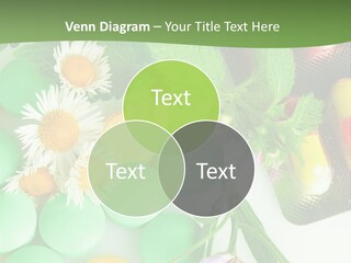 Pills And Flowers Powerpoint Template PowerPoint Template