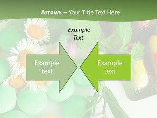 Pills And Flowers Powerpoint Template PowerPoint Template