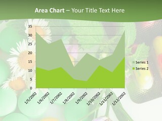 Pills And Flowers Powerpoint Template PowerPoint Template