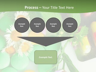 Pills And Flowers Powerpoint Template PowerPoint Template