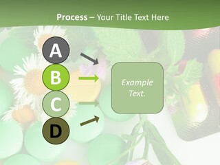 Pills And Flowers Powerpoint Template PowerPoint Template