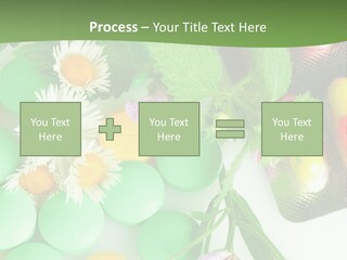 Pills And Flowers Powerpoint Template PowerPoint Template
