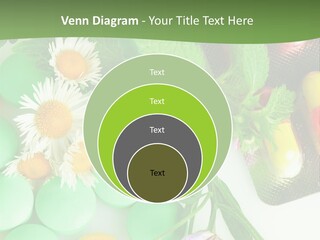 Pills And Flowers Powerpoint Template PowerPoint Template
