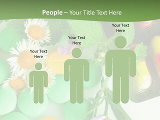 Pills And Flowers Powerpoint Template PowerPoint Template