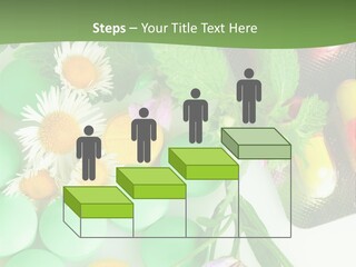 Pills And Flowers Powerpoint Template PowerPoint Template