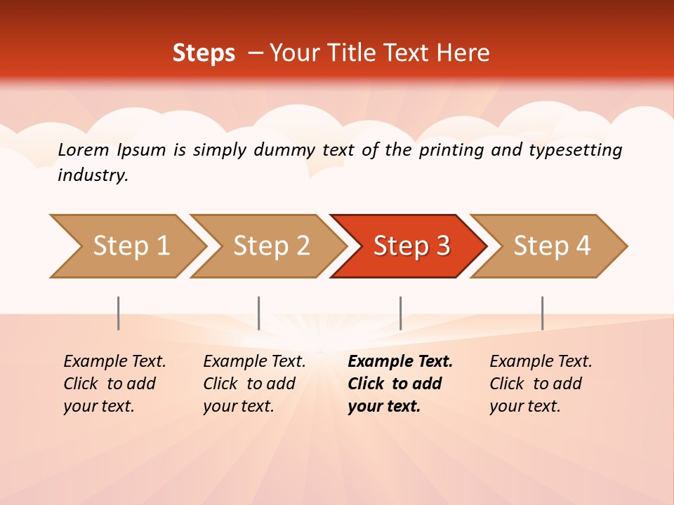 Sunshine Light Retro PowerPoint Template