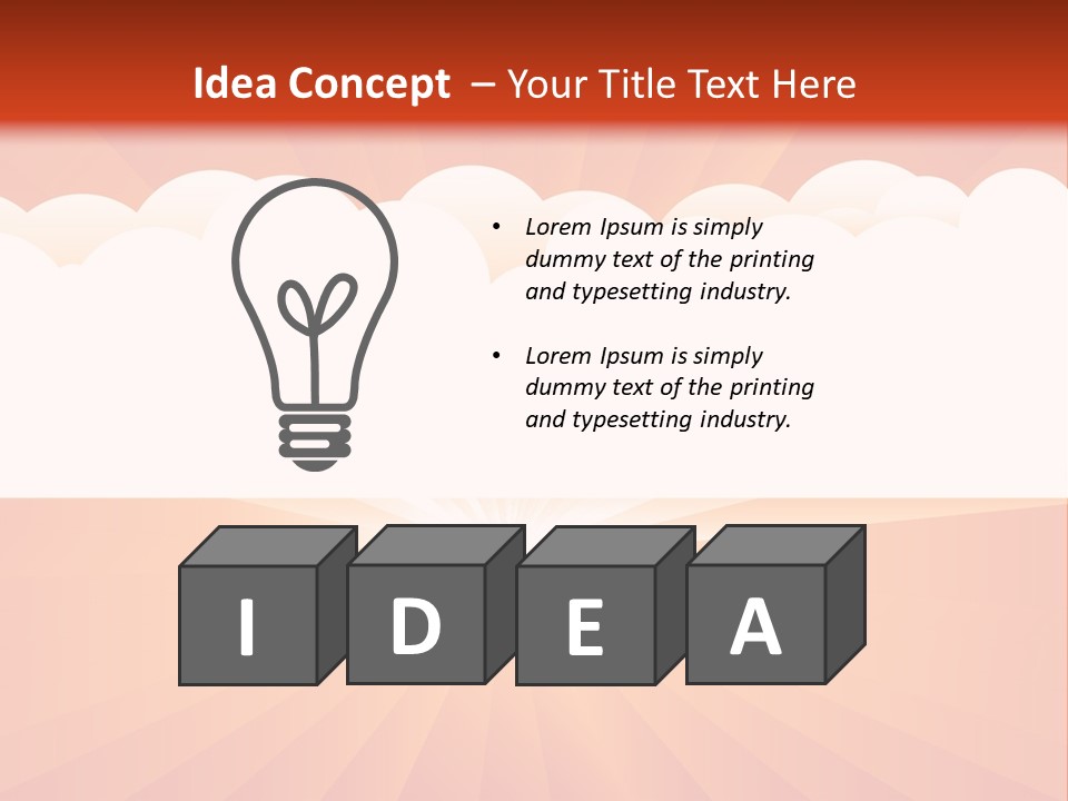 Sunshine Light Retro PowerPoint Template