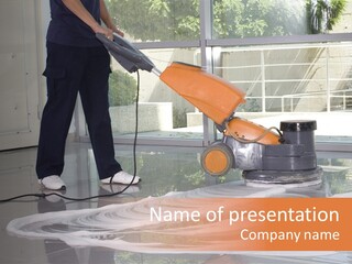 Corridor Business Cleaner PowerPoint Template