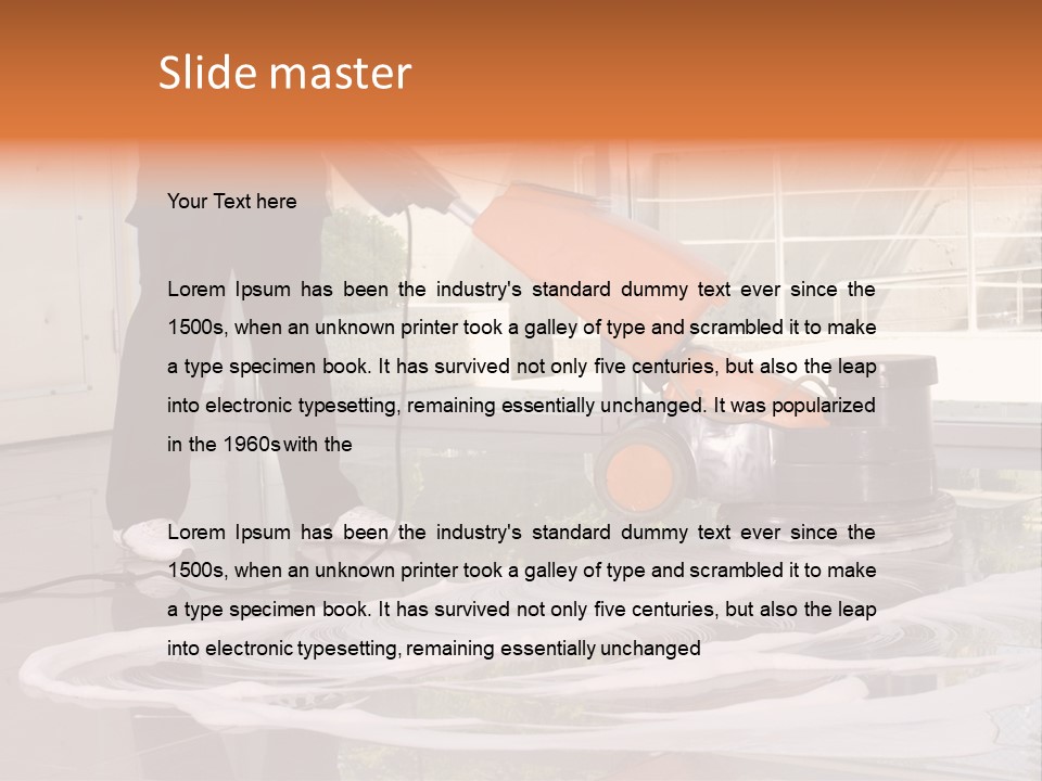 Corridor Business Cleaner PowerPoint Template