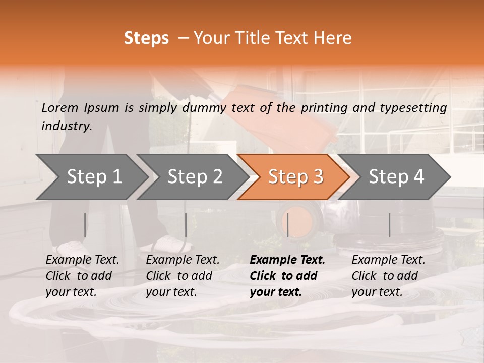 Corridor Business Cleaner PowerPoint Template
