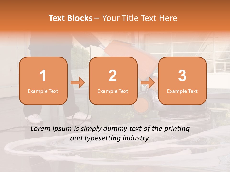 Corridor Business Cleaner PowerPoint Template