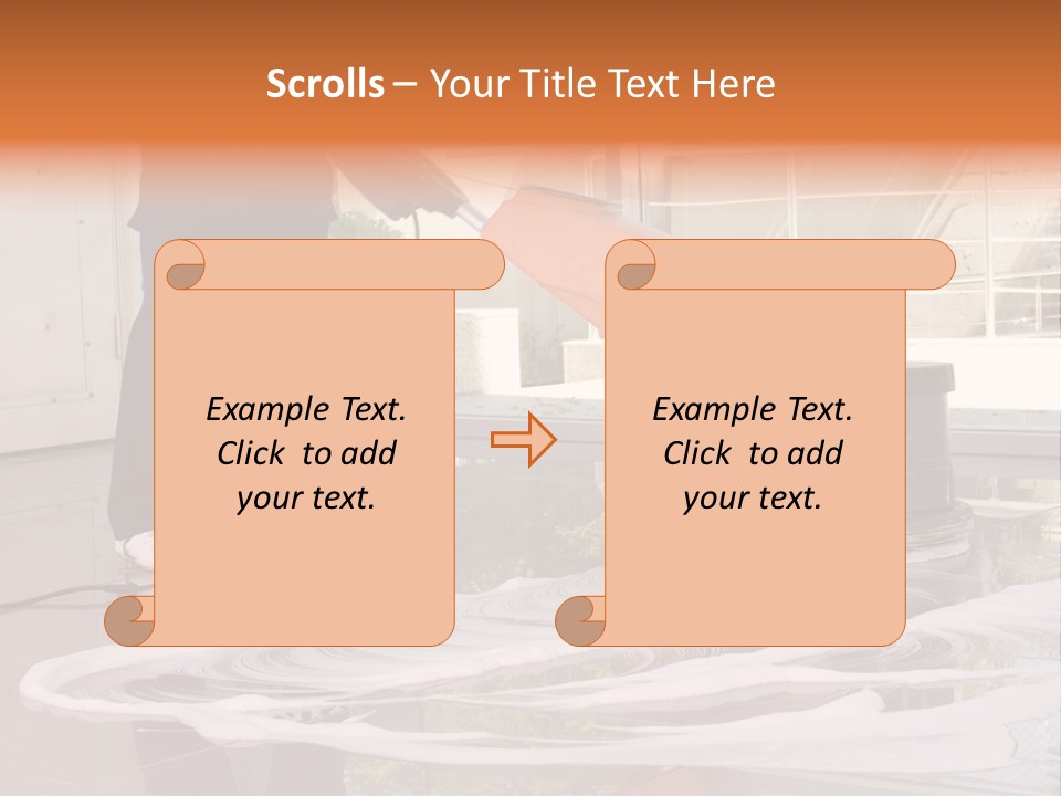 Corridor Business Cleaner PowerPoint Template