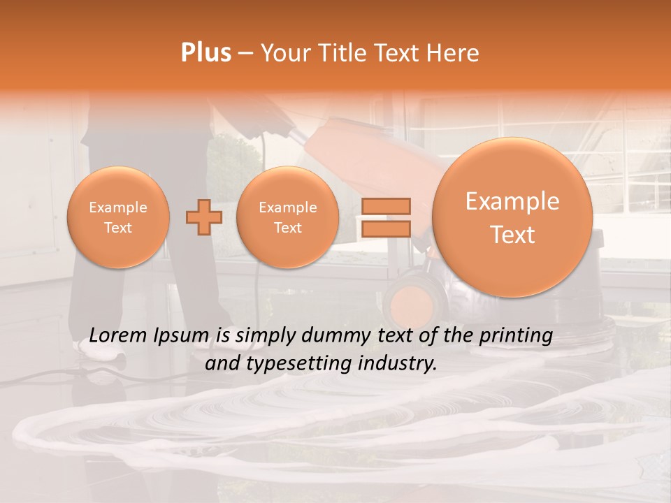 Corridor Business Cleaner PowerPoint Template