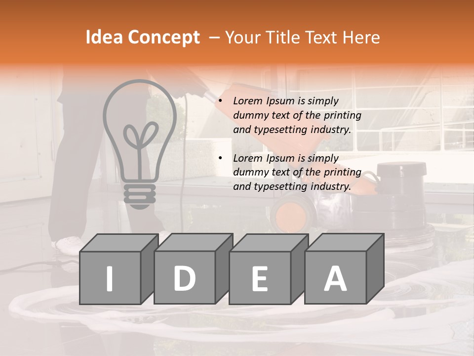 Corridor Business Cleaner PowerPoint Template