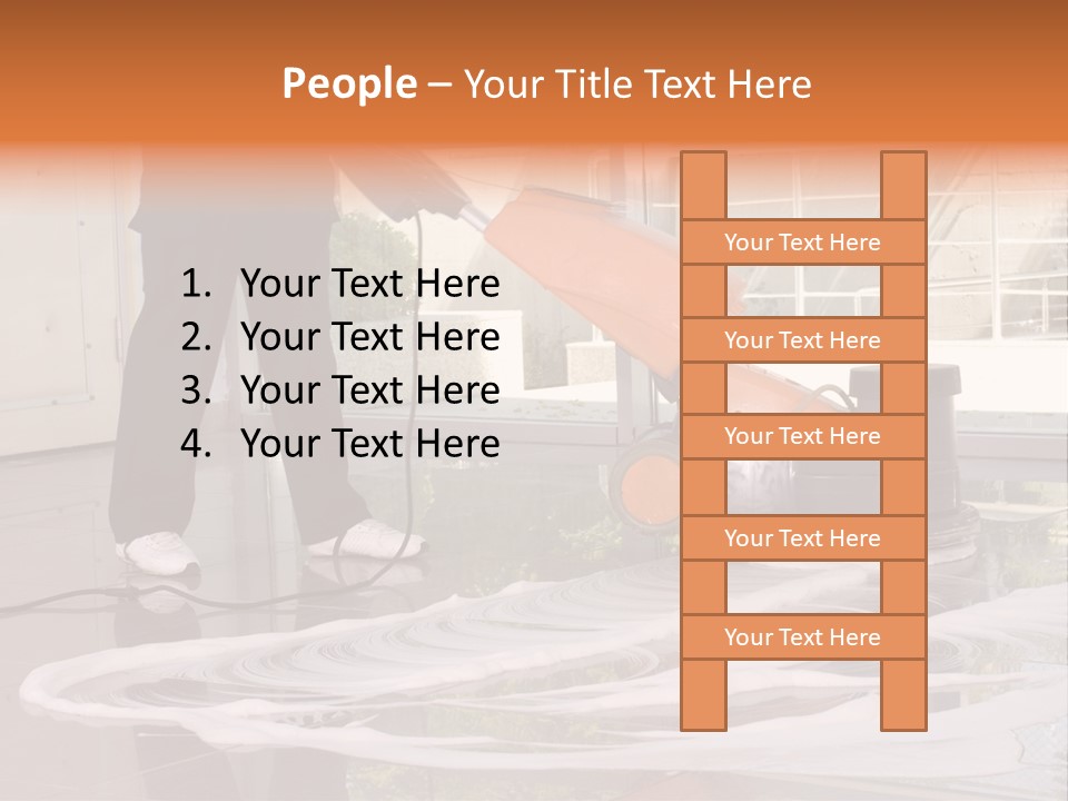 Corridor Business Cleaner PowerPoint Template