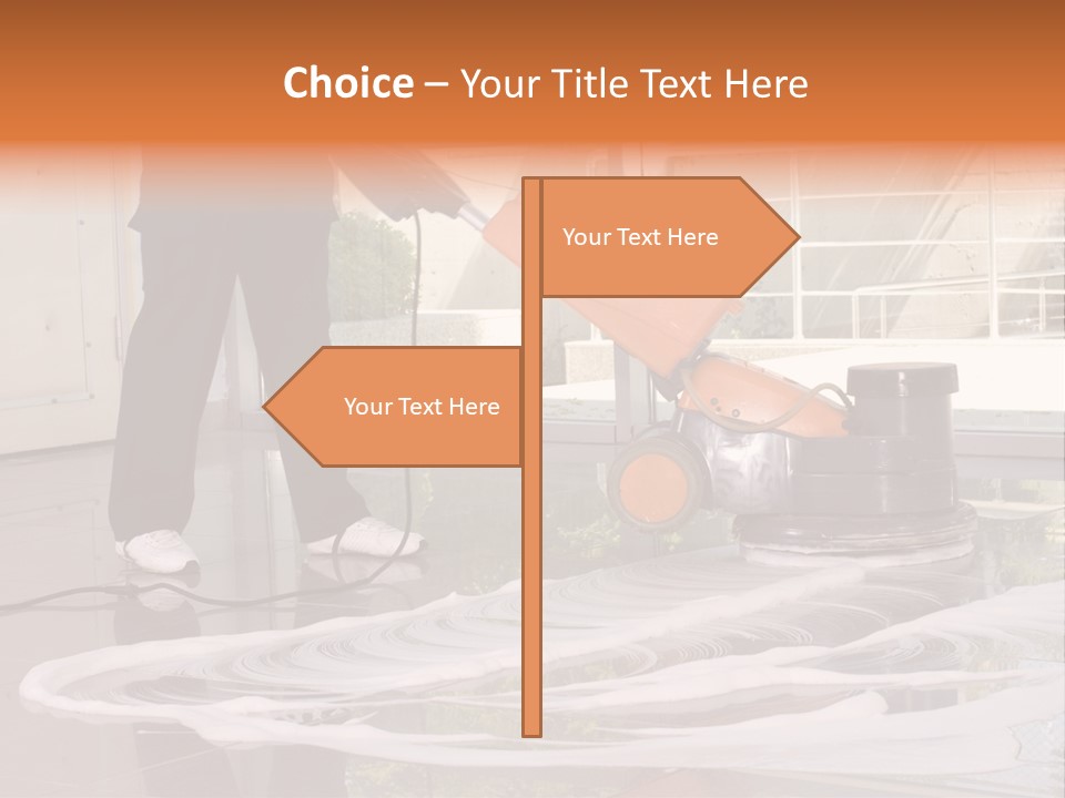 Corridor Business Cleaner PowerPoint Template
